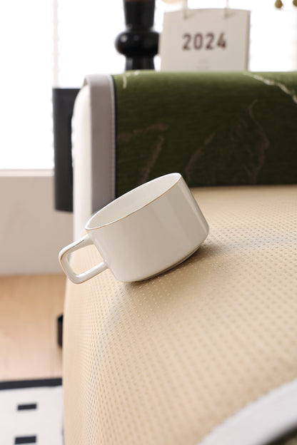 Solid-Color Fluffy Thickened Couch Cover for Sofa Decor Qian ye