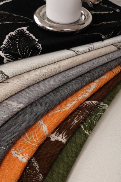 Solid-Color Fluffy Thickened Couch Cover for Sofa Decor Qian ye